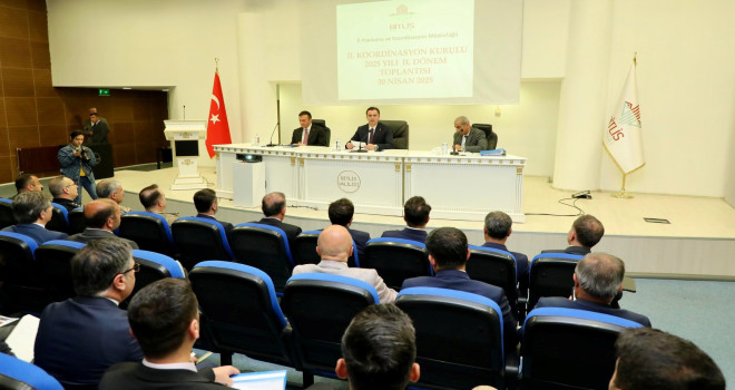 Bitlis’te İl Koordinasyon Kurulu Toplantısı Yapıldı
