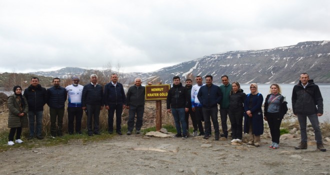 Nemrut Dağı ile Nemrut Kalderası'nın Jeopark Ağı'na Dahil Edilmesi İçin Yapılan Çalışmalar Sürüyor