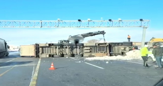 Bitlis'te İki Tır Devrildi ve Büyükbaş Hayvanlar Öldü