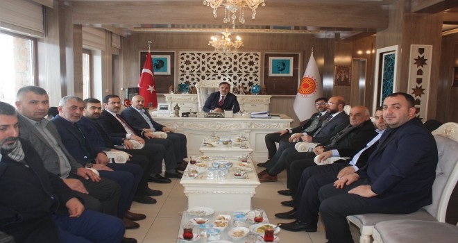 Başkan Mümtaz Çoban AK Parti teşkilatını ağırladı