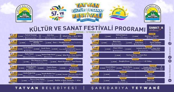 Tatvan Fuarı ve Kültür Sanat Festivali Etkinlikleri Başlıyor
