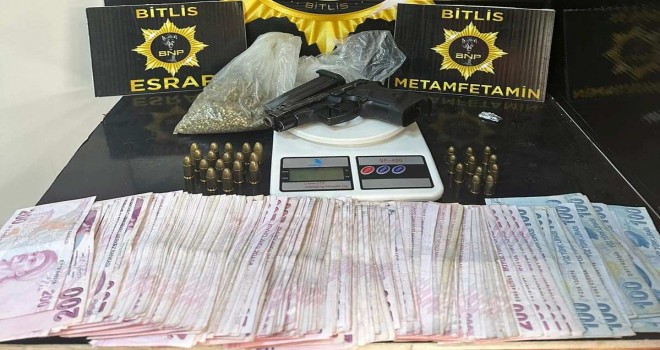 Bitlis'te Narkotik Operasyonunda 2 Şüpheli Tutuklandı