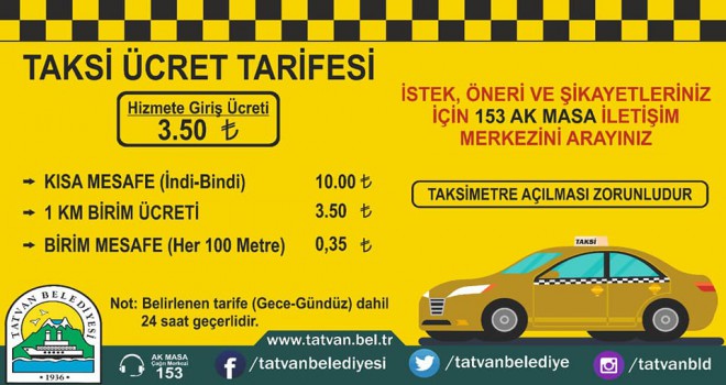 Ticari taksi şikayetleri 153 hattı aracılığıyla değerlendirilecek