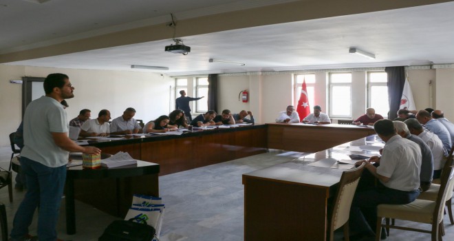 Bitlis Belediyesi personellerine iş güvenliği eğitimi verildi