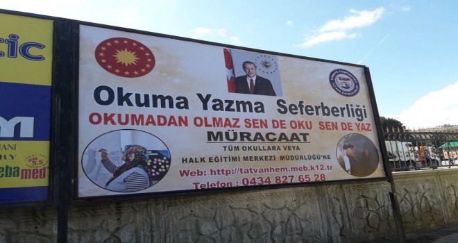 Okuma - Yazma Seferberliği'nde Tatvan’da büyük başarı