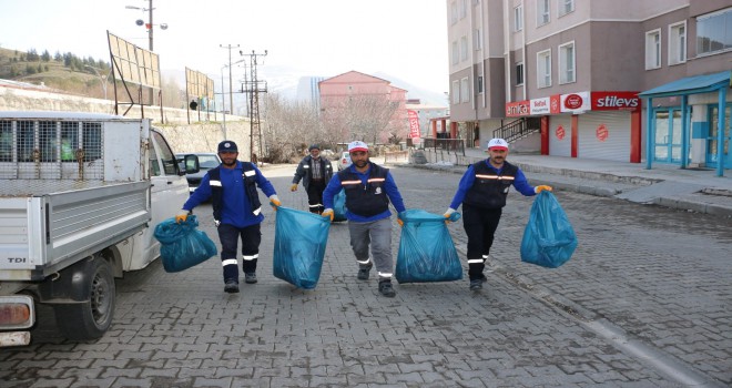 Bitlis’te Temizlik Çalışmaları Devam Ediyor