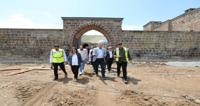 El Aman Hanı Restorasyonunda Son Durum Değerlendirildi