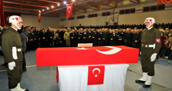 Şehit Güven Kurtulmuş, memleketi Bitlis’te son yolculuğuna uğurlandı