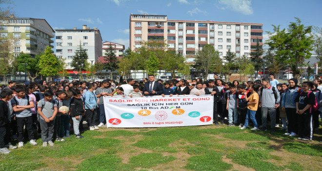 Tatvan’da ‘Sağlık İçin Hareket Et’ etkinliği düzenlendi