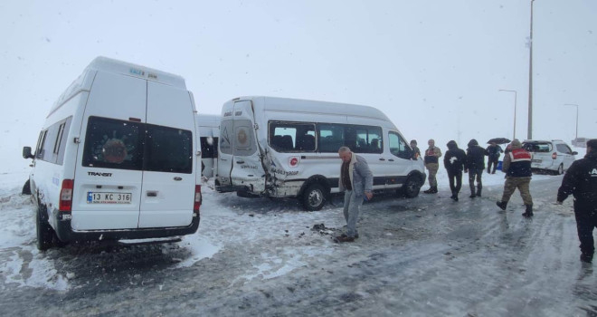 Rahva’da Zincirleme Trafik Kazası Meydana Geldi