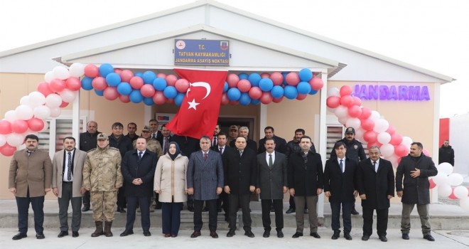 Tatvan Devlet Hastanesi Yerleşkesinde Jandarma Asayiş Noktası Açıldı