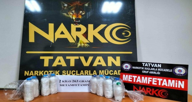 Tatvan’da 2 Kilo 263 Gram Uyuşturucu Madde Ele Geçirildi