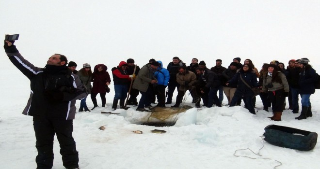 Fotoğraf sanatçıları Nazik Gölü’nde