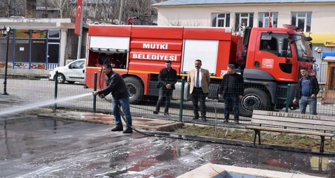 Mutki Belediyesi’nin Koronavirüs önlemleri