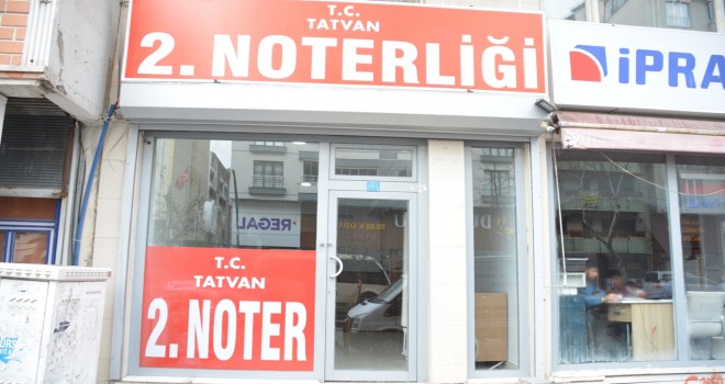 Tatvan’da 2’nci Noter Hizmete Açıldı