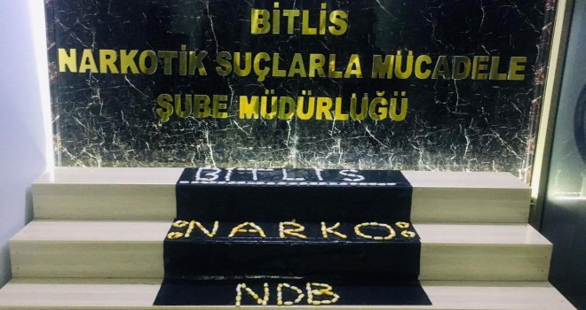 Bitlis’te Bir Kilogram Uyuşturucu Madde Ele Geçirildi