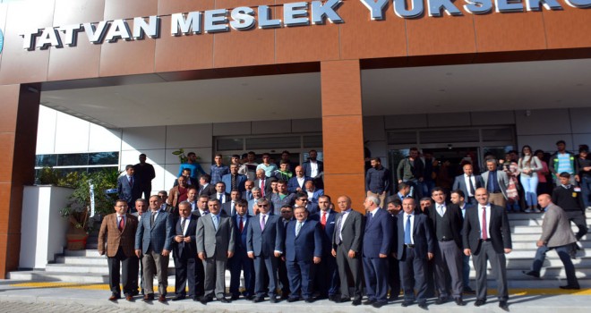 Tatvan Meslek Yüksekokulu yeni binasının açılışı yapıldı