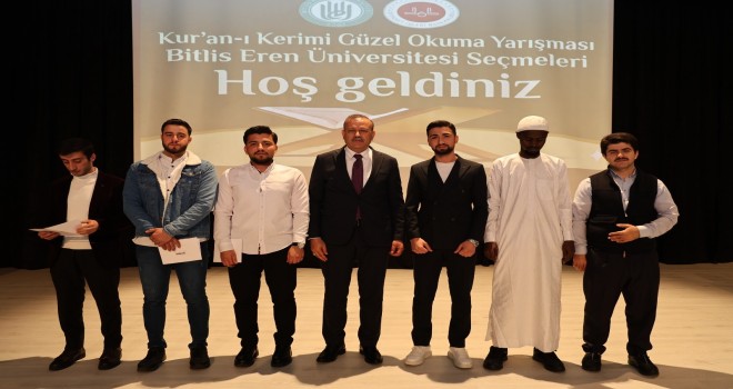 BEÜ’de Kur’an-ı Kerim’i Güzel Okuma Yarışması Düzenlendi
