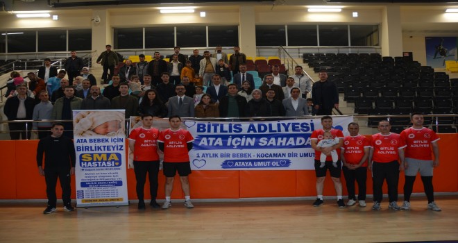 Bitlis Adliyesinden Sma Hastası Ata Bebeğe Destek
