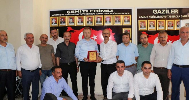 Kaymakam Yelek, Şehit Aileleri ve Gaziler Derneği’ni Ziyaret Etti