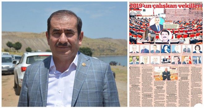 Milletvekili Cemal Taşar, 2019 yılının en başarılı vekilleri listesinde