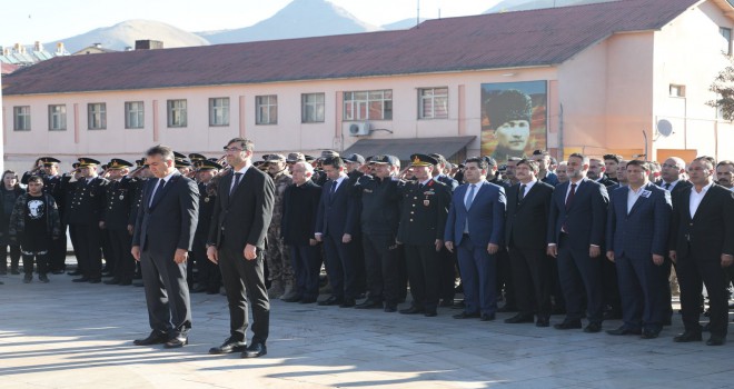 Bitlis’te 10 Kasım Atatürk’ü Anma Töreni düzenlendi