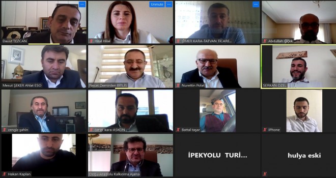 DAKA tarafından ‘Covid-19 Sürecinde Bitlis İli Ekonomi Değerlendirme’ toplantısı gerçekleştirildi