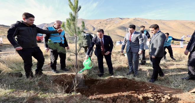 Bitlis’te 100. Yıl Adalet Hatıra Ormanı Ağaçlandırma Programı Düzenlendi
