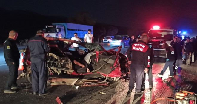 Bitlis'te Trafik Kazası 1 Ölü 4 Yaralı