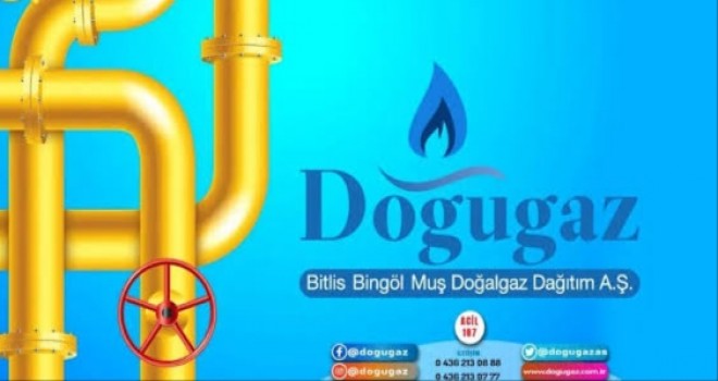 Tatvan'da Doğalgaz Bakım Çalışması