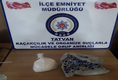 Tatvan'da 1 kilogram uyuşturucu madde ele geçirildi