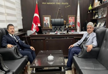 Adalet Komisyonu Başkanı Demirhan, Tarım Müdürü Çelik’i Ziyaret Etti