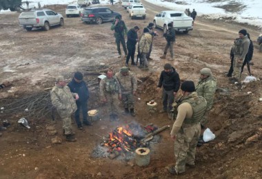 Kaymakam Özkan operasyon birliklerini ziyaret etti