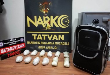 Tatvan’da 17 kilo 462 gram uyuşturucu madde ele geçirildi