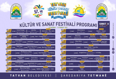 Tatvan Fuarı ve Kültür Sanat Festivali Etkinlikleri Başlıyor