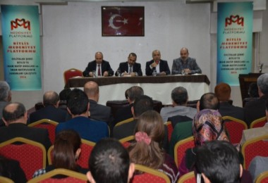 Evliyalar Şehri Bitlis’te İmam Hatip Okulları ve İmam Hatiplilerin Sorunları Çalıştayı