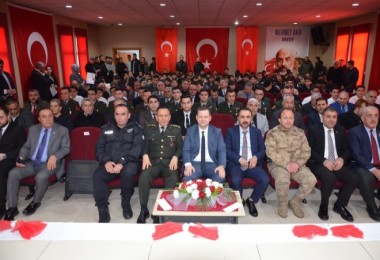 Tatvan’da 12 Mart İstiklal Marşı’nın Kabulü ve Anma Programı Düzenlendi
