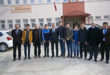 Kaymakam Özkan’dan Mesleki Eğitim Merkezi’ne ziyaret