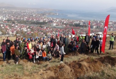 Tatvan’da 500 Adet Karaçam Fidanı Toprakla Buluştu