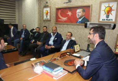 Kiler ile Süphanoğlu AK Parti İl Başkanlığı’nı ziyaret etti