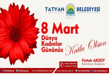 Başkan Aksoy’un “8 Mart Dünya Kadınlar Günü” mesajı