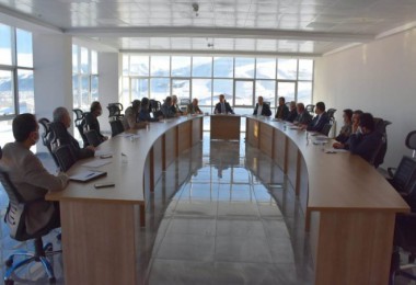 Başkan Geylani, Birim Amirleri İle Toplantı Yaptı
