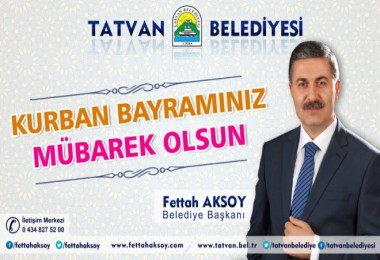 Başkan Fettah Aksoy “Kurban Bayramı” mesajı yayımladı