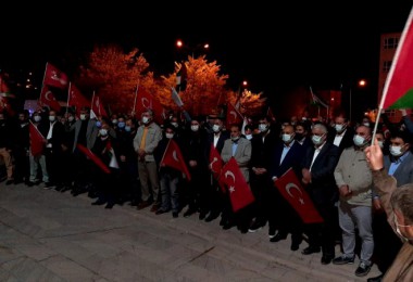 İsrail'in Mescid-i Aksa Saldırıları Bitlis'te Protesto Edildi