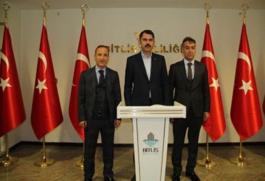 Çevre ve Şehircilik Bakanı Bitlis’e geldi