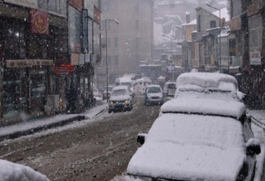 Bitlis'te kar yağışı