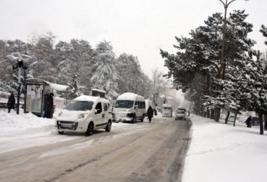 Bitlis’te yarım metre kar yağdı, okullar bir gün tatil edildi
