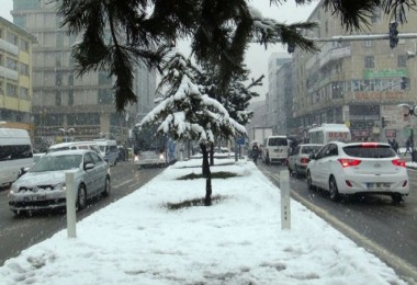 Bitlis'te kar yağışı