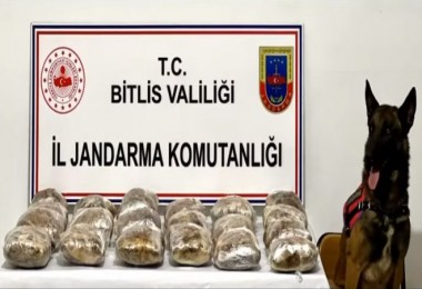 Bitlis’te 20 Kilo 250 Gram Uyuşturucu Madde Ele Geçirdi