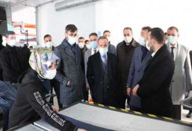 Milletvekili Kiler ile Vali Çağatay Bitlis OSB’yi ziyaret etti